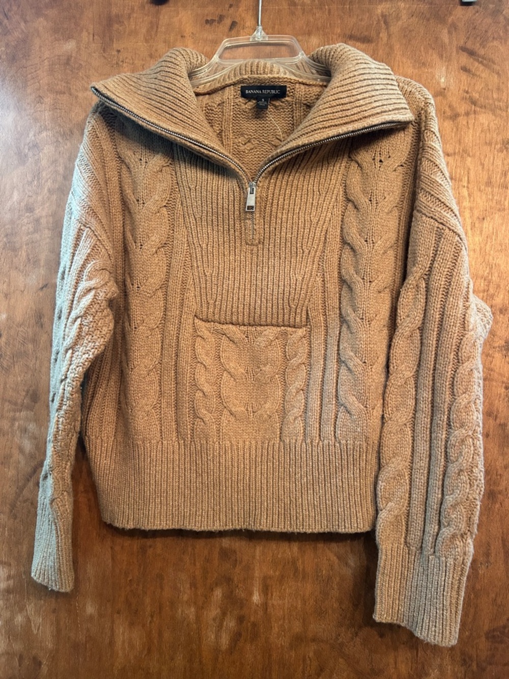 Banana Republic Knit Quarter zip sweater NWT